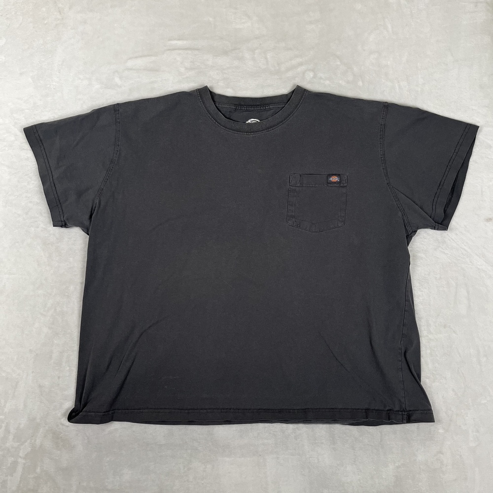 Dickies T-Shirt Mens 3XL Gray Relaxed Fit Pocket Workwear Tagless Cotton Tee